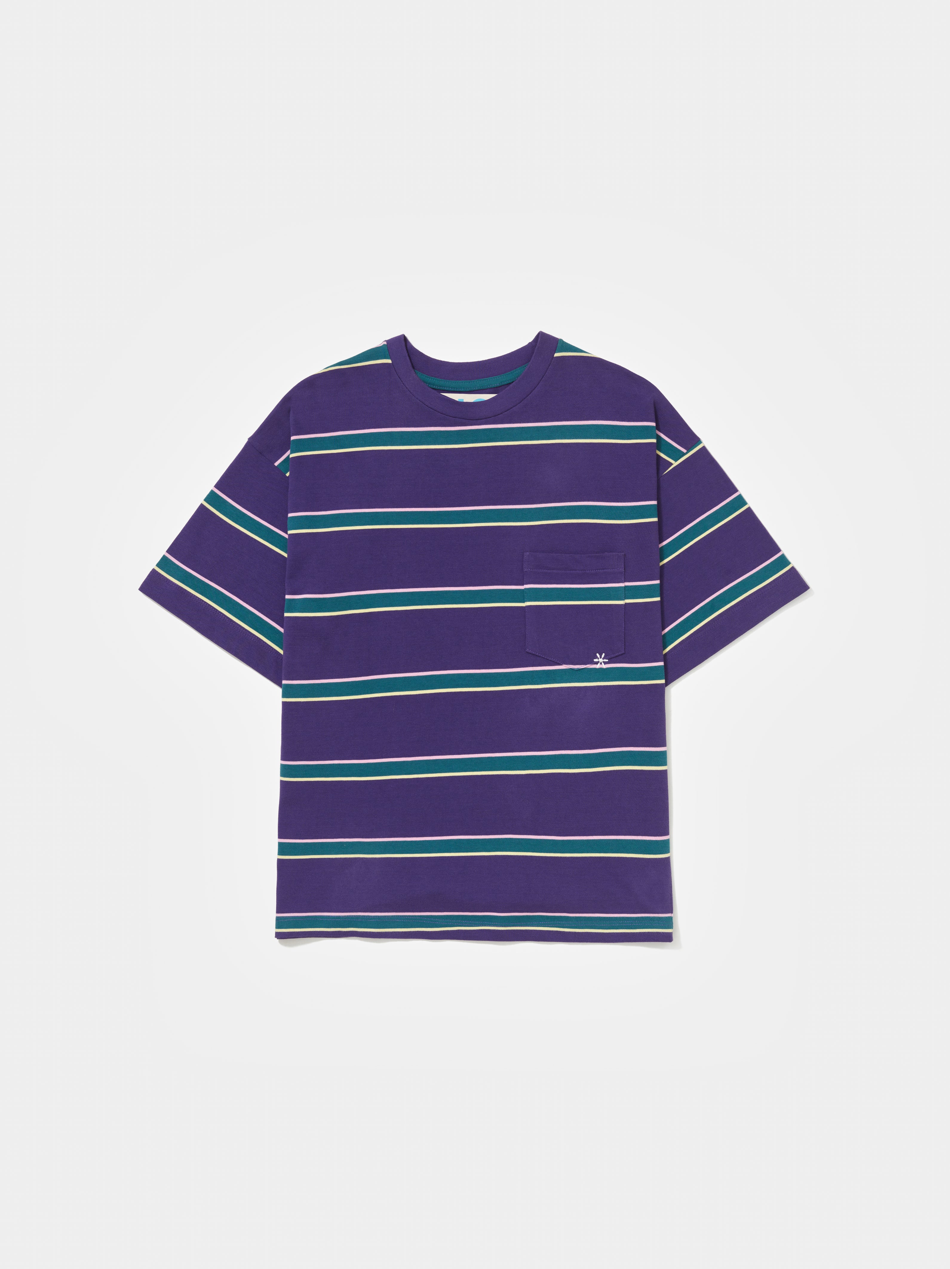Camiseta Striped Patchwork