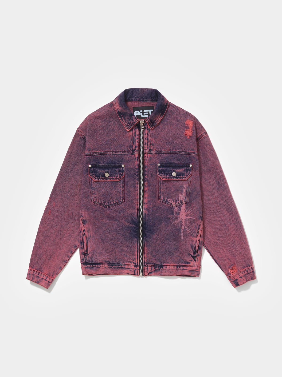 Jaqueta Oakley x Piet Distressed Denim - Violet